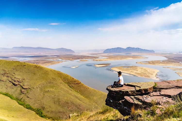 Путь от кратера к леднику